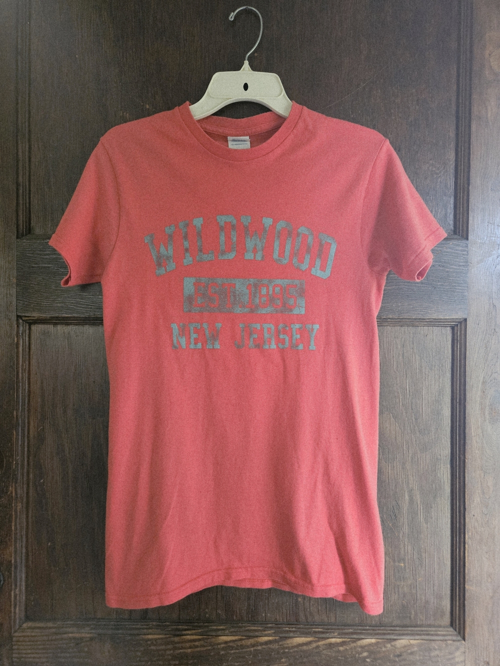 Wildwood New Jersey Graphic Tee - Coral - Size Small